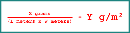 GSM Equation - How to calculate GSM